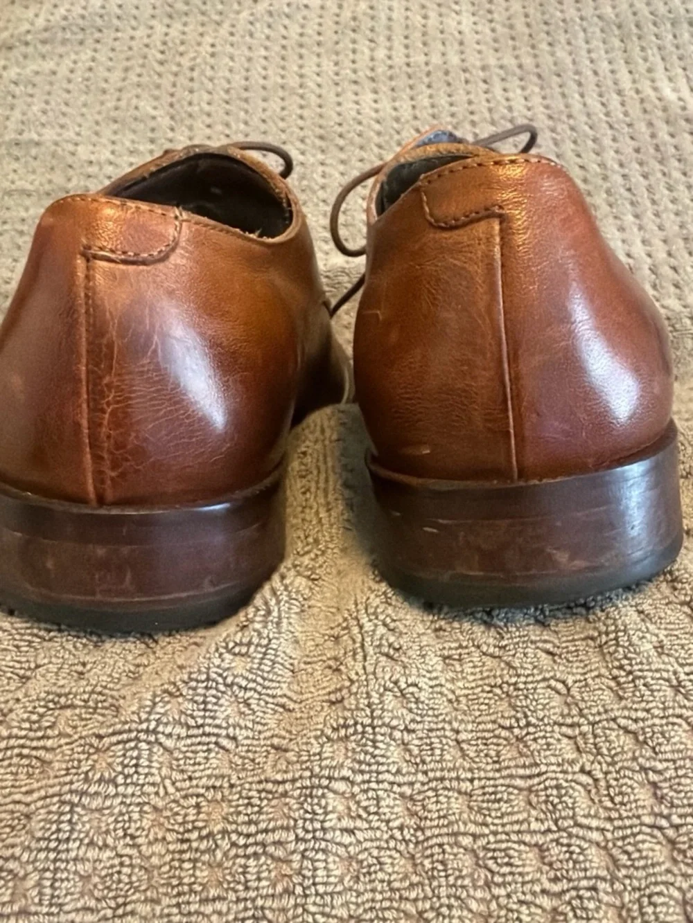 Cole Haan Brown Leather Oxfords